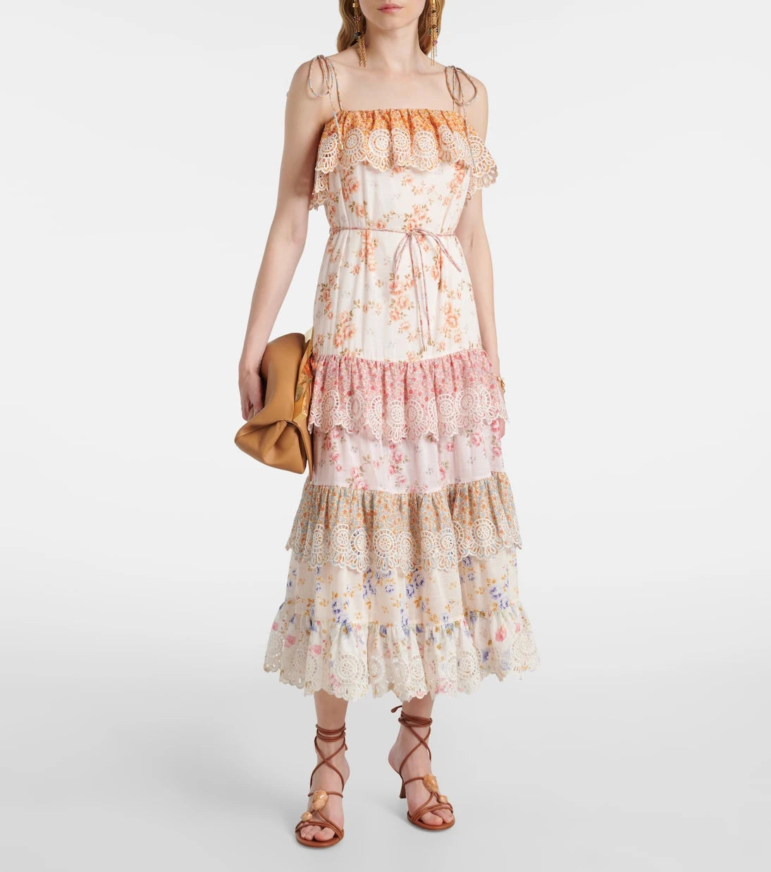 Zimmermann - Lucky tiered cotton maxi dress