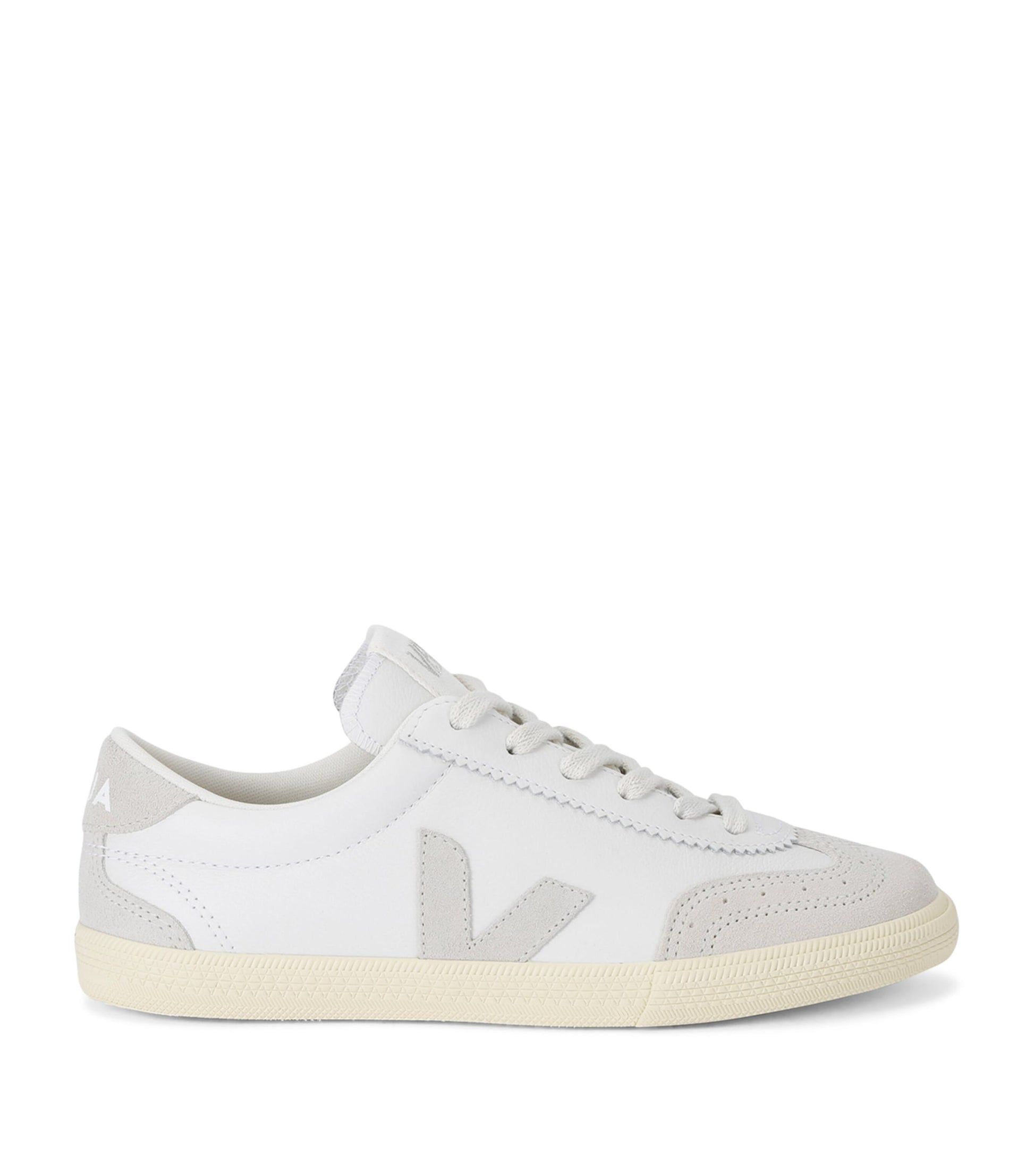 Veja White Leather Volley Sneakers