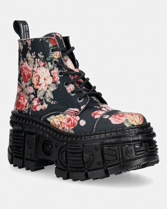 New Rock кубинки с платформа дамски ECO FLOR, TANK CASCO