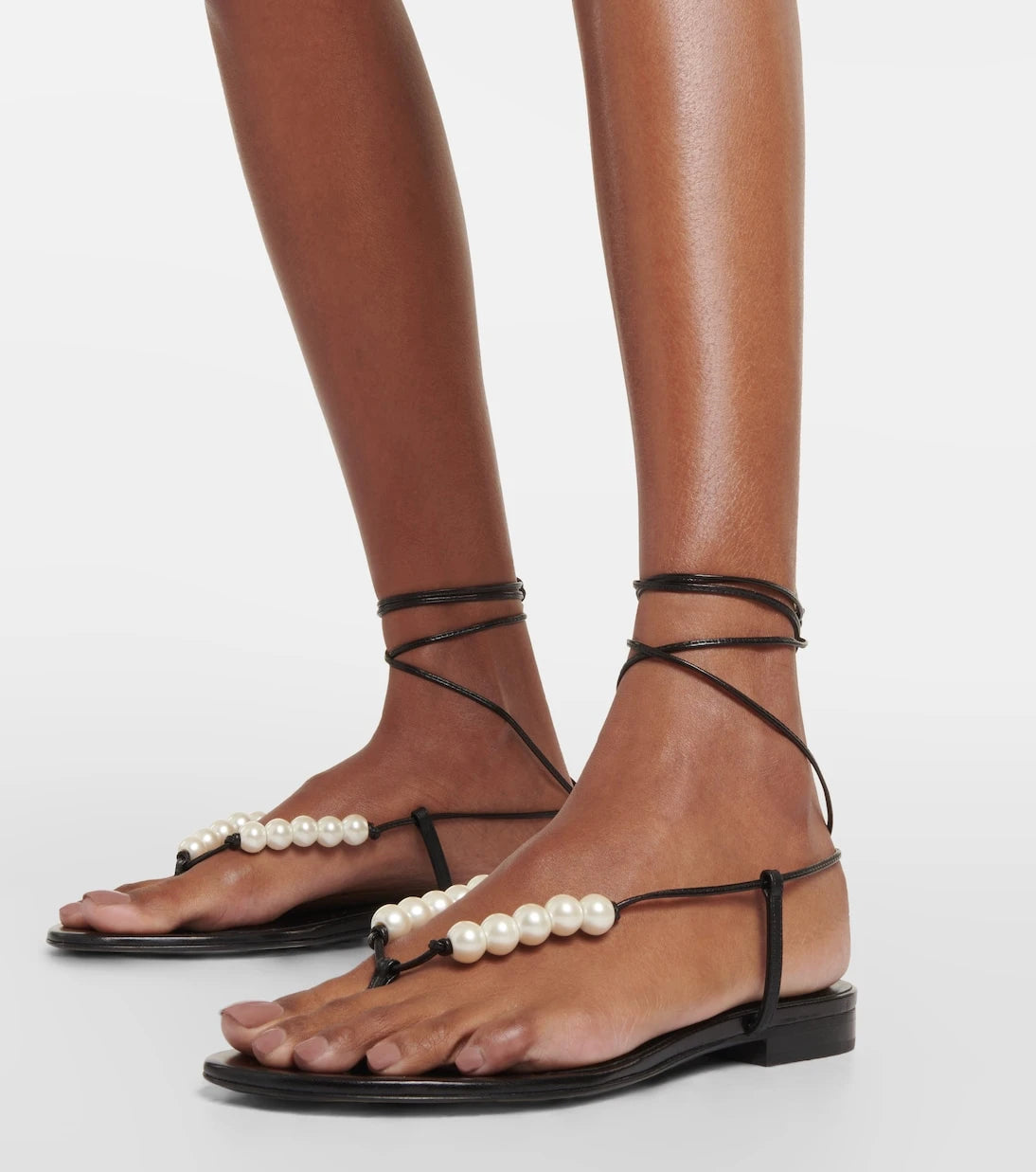 Magda Butrym - Faux pearl leather sandals