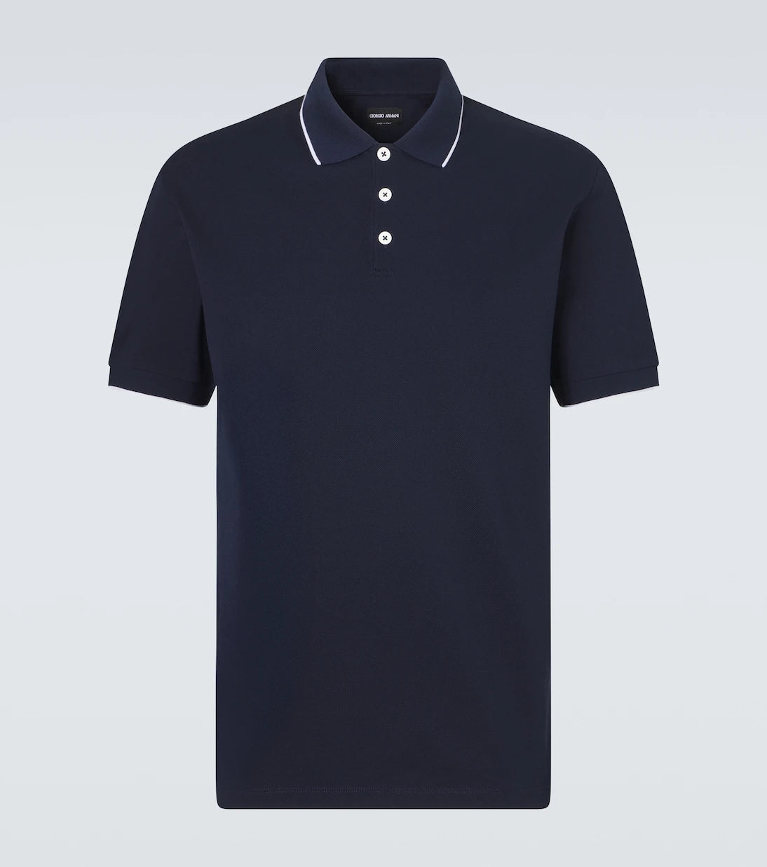 Giorgio Armani - Cotton piqué polo shirt