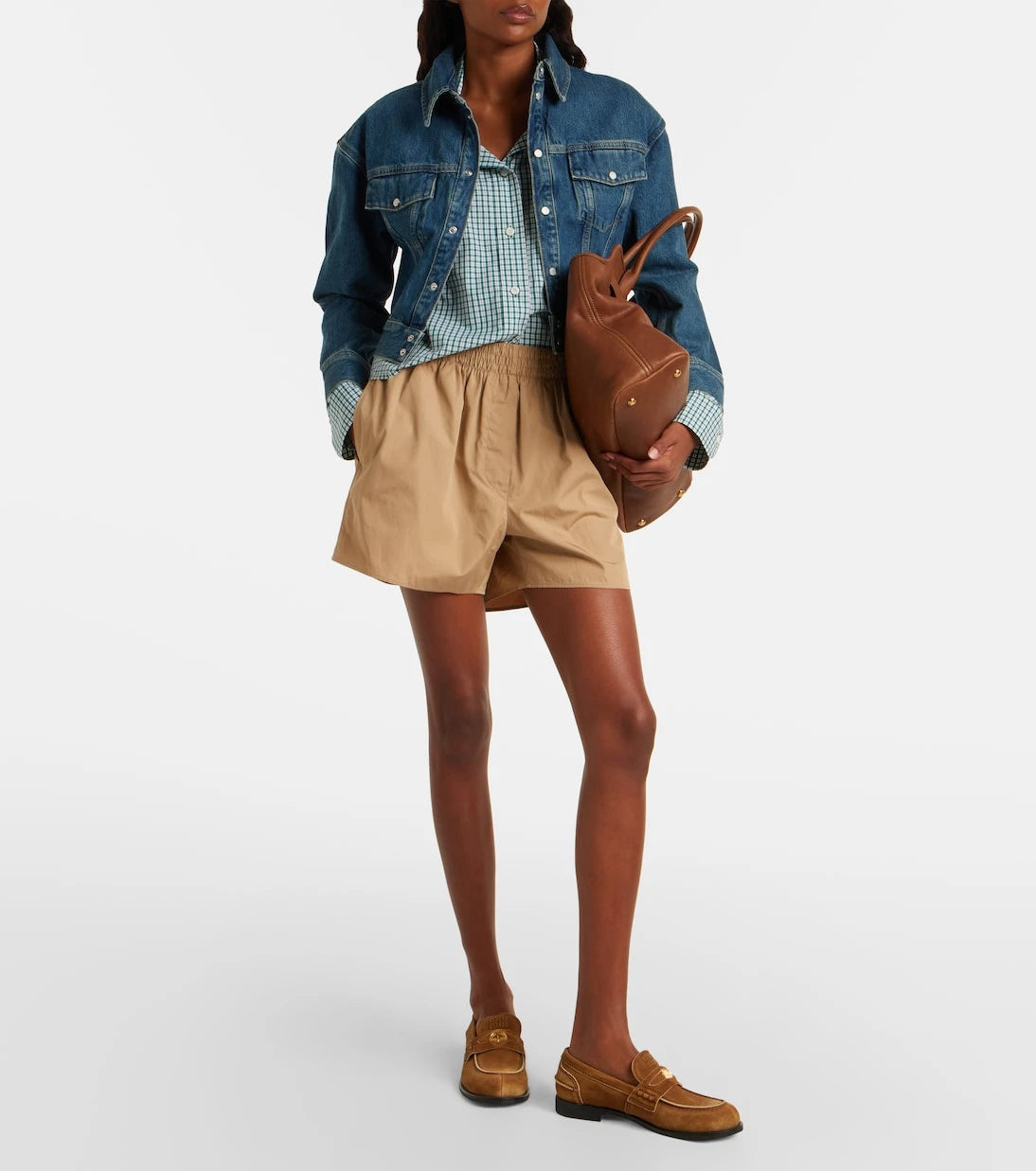 Wardrobe.NYC - Cropped denim jacket