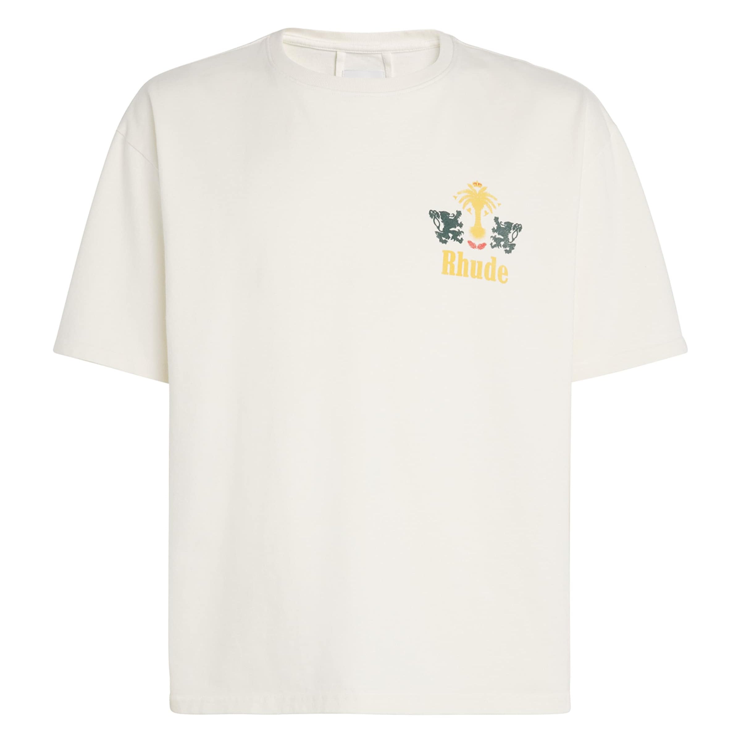 Cotton Tabaco Print T-Shirt