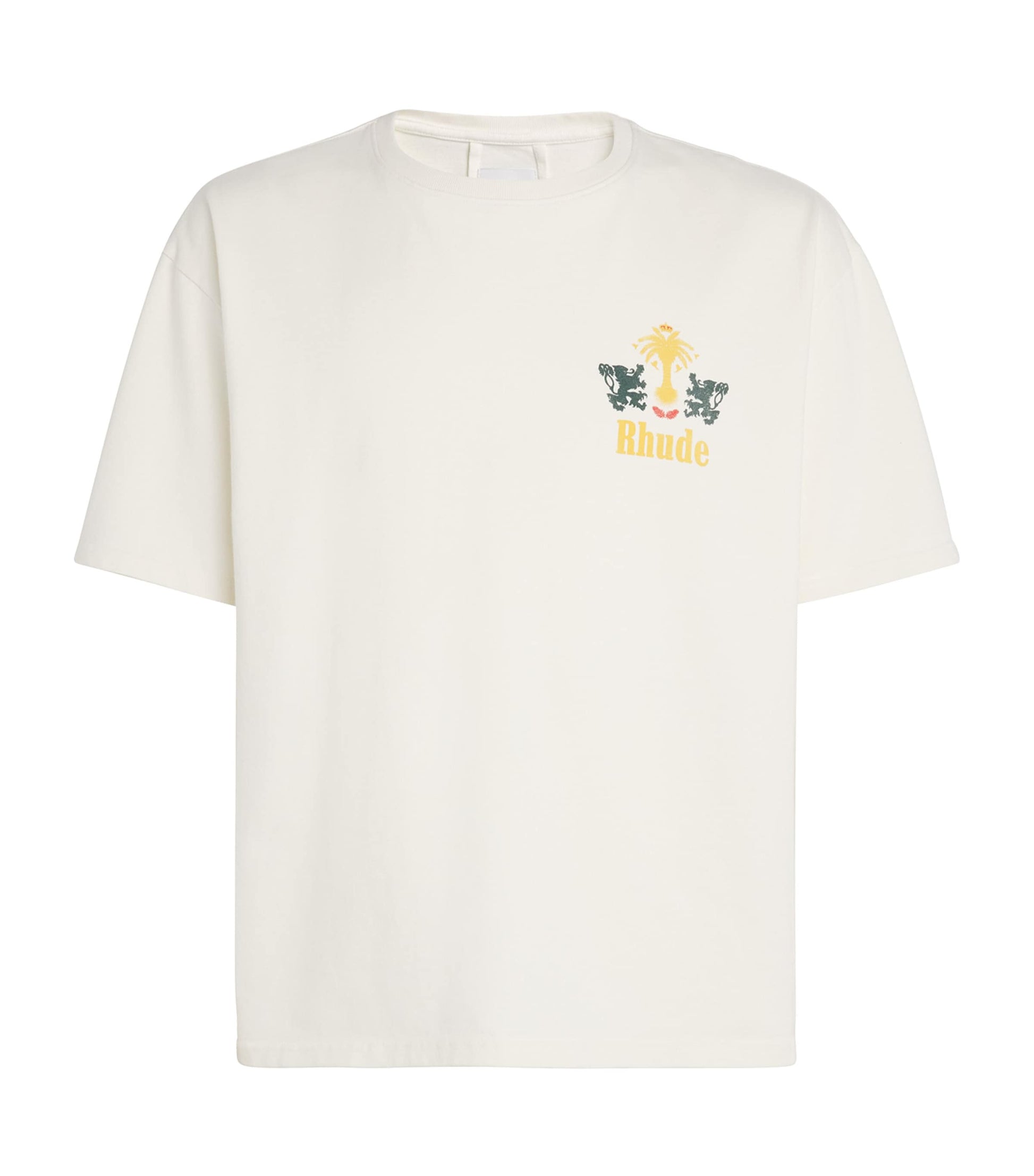 Cotton Tabaco Print T-Shirt