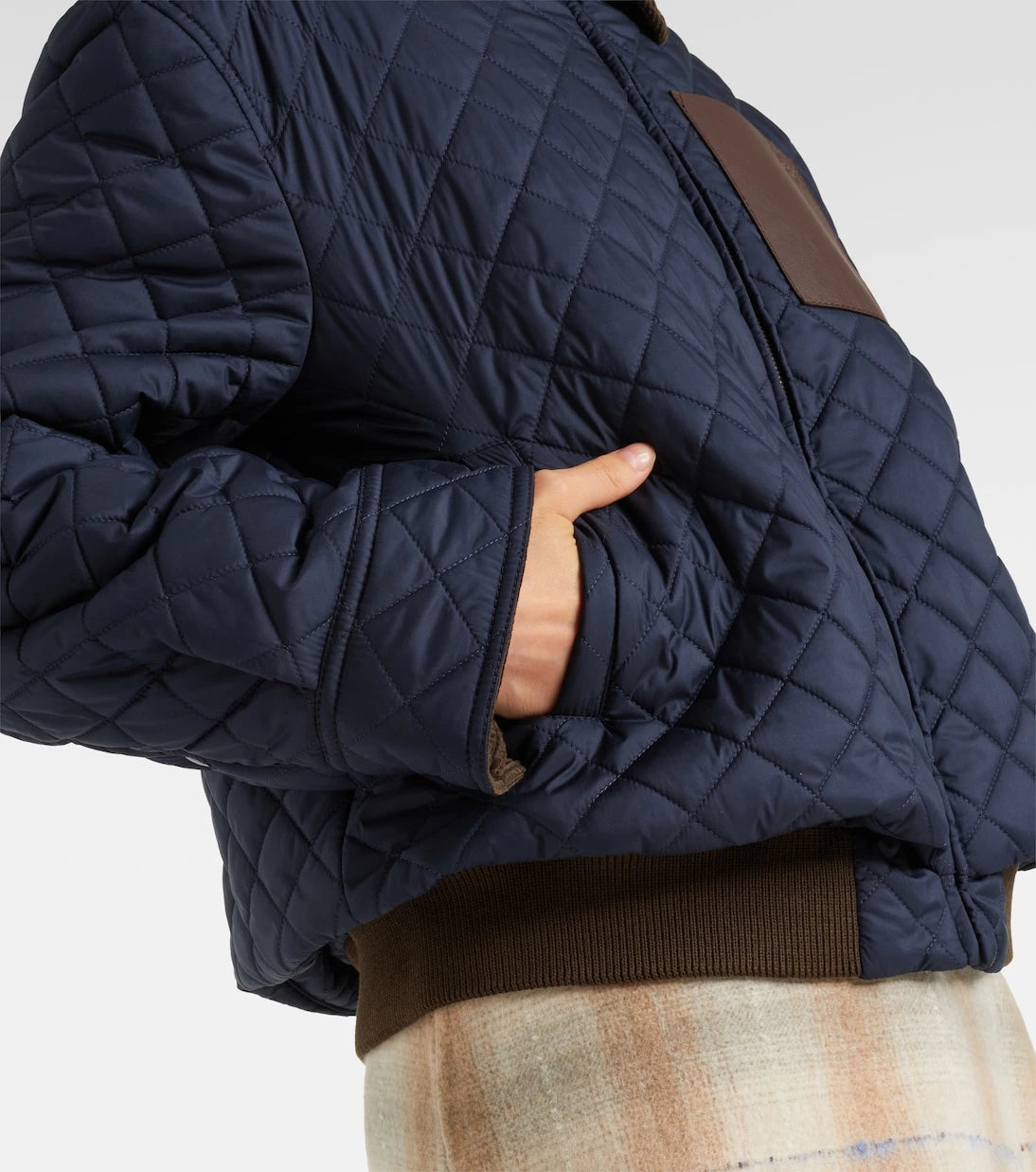 Loewe - Fitilli kadife şeritli kapitone bluzon ceket