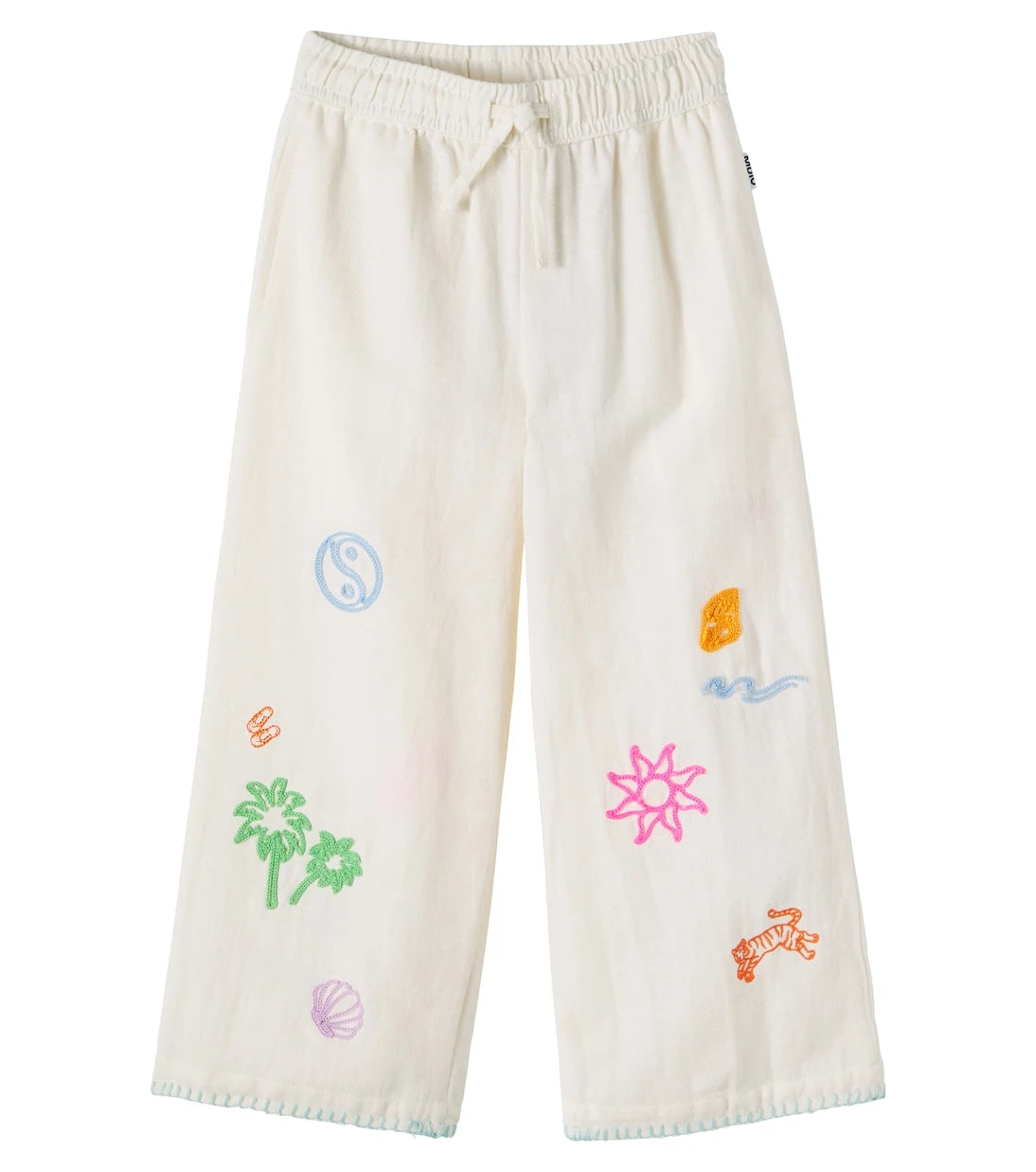 Molo - Alfie embroidered cotton pants