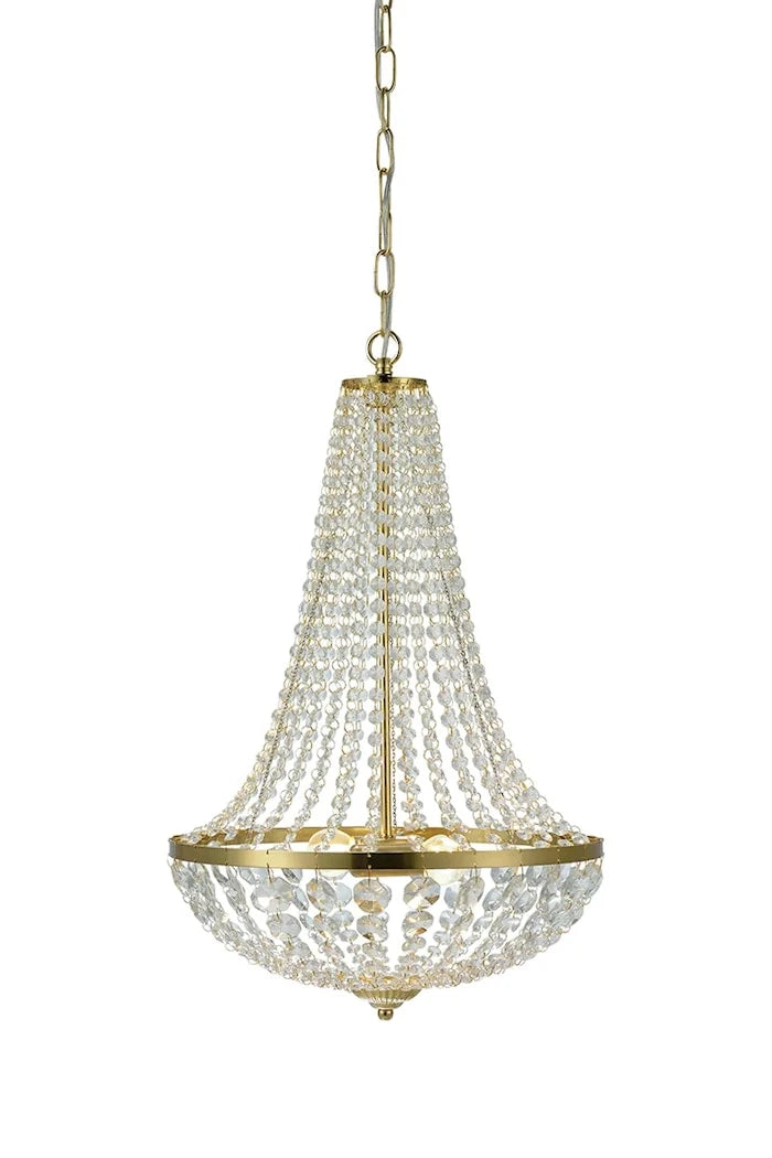 Markslöjd kristal camdan sarkıt lamba 55 x 40 x 40 cm
