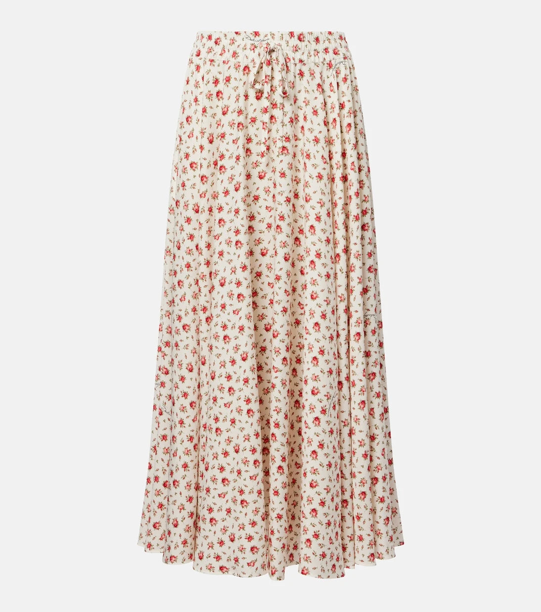 Dolce&Gabbana - Floral silk-blend midi skirt