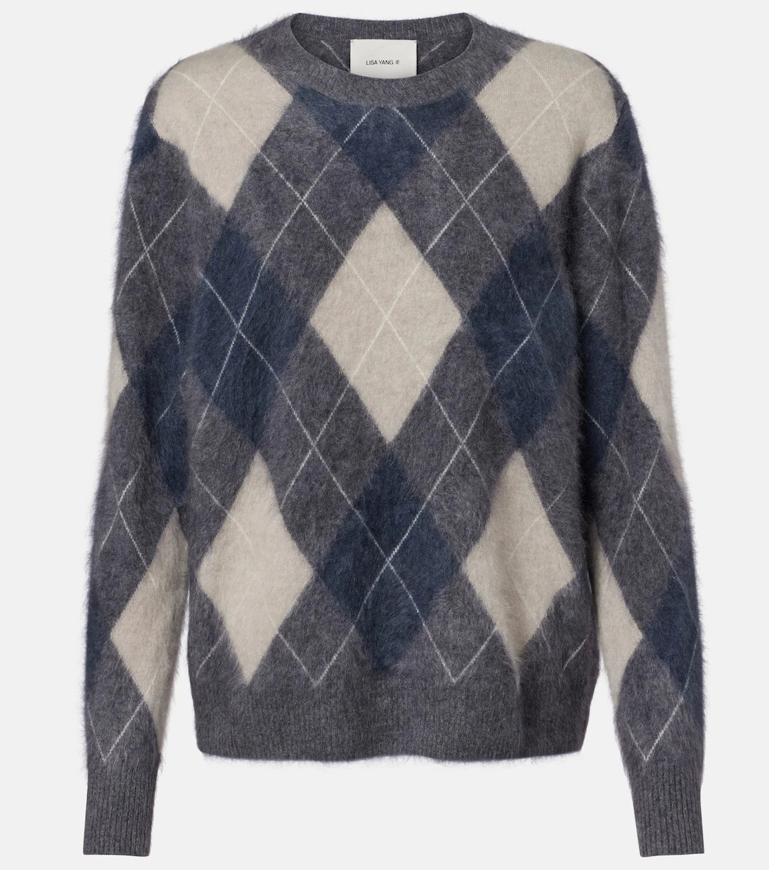 Lisa Yang - Margy argyle cashmere sweater