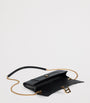 Balenciaga Black Leather Hourglass Pochette Bag
