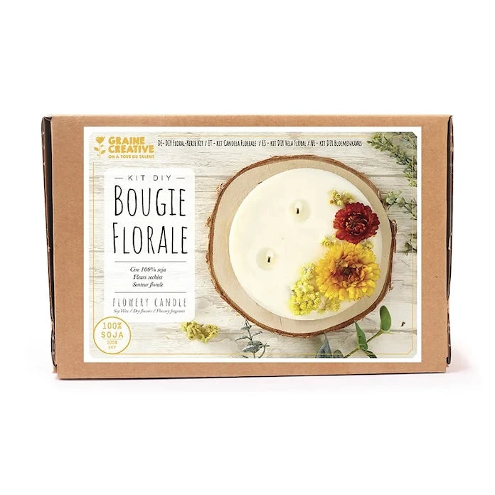 Graine Creative Bougie Florale DIY Kokulu Mum Seti