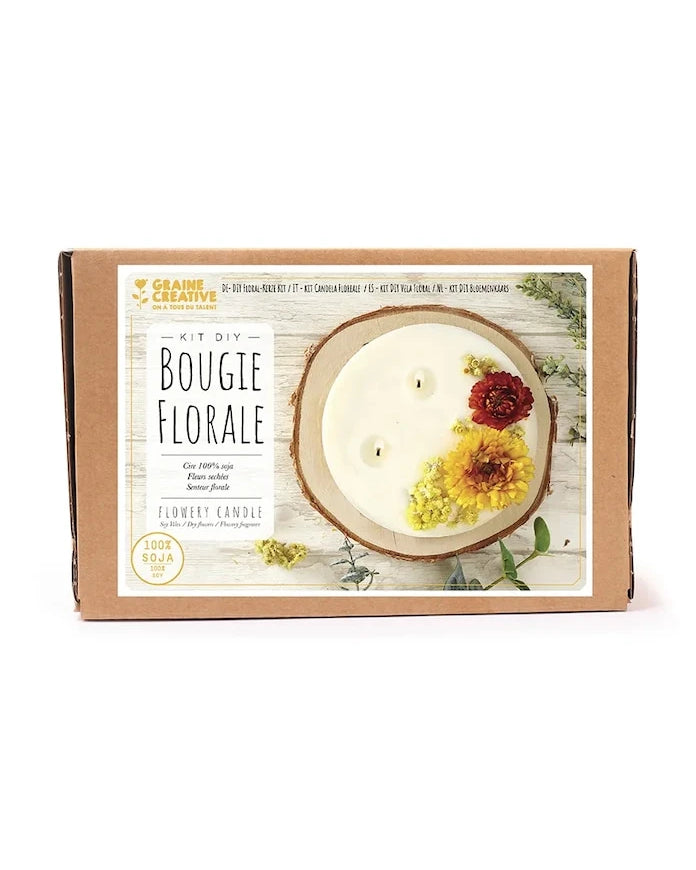 Graine Creative Bougie Florale DIY Kokulu Mum Seti