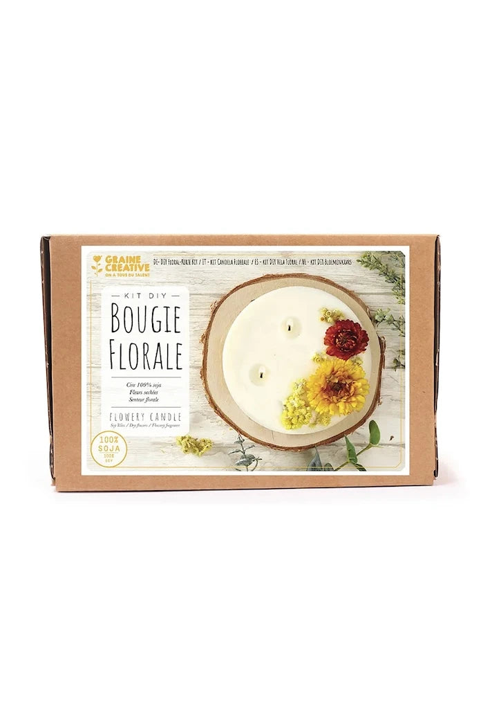 Graine Creative Bougie Florale DIY Kokulu Mum Seti