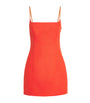 Orange Linen Panettone Mini Dress