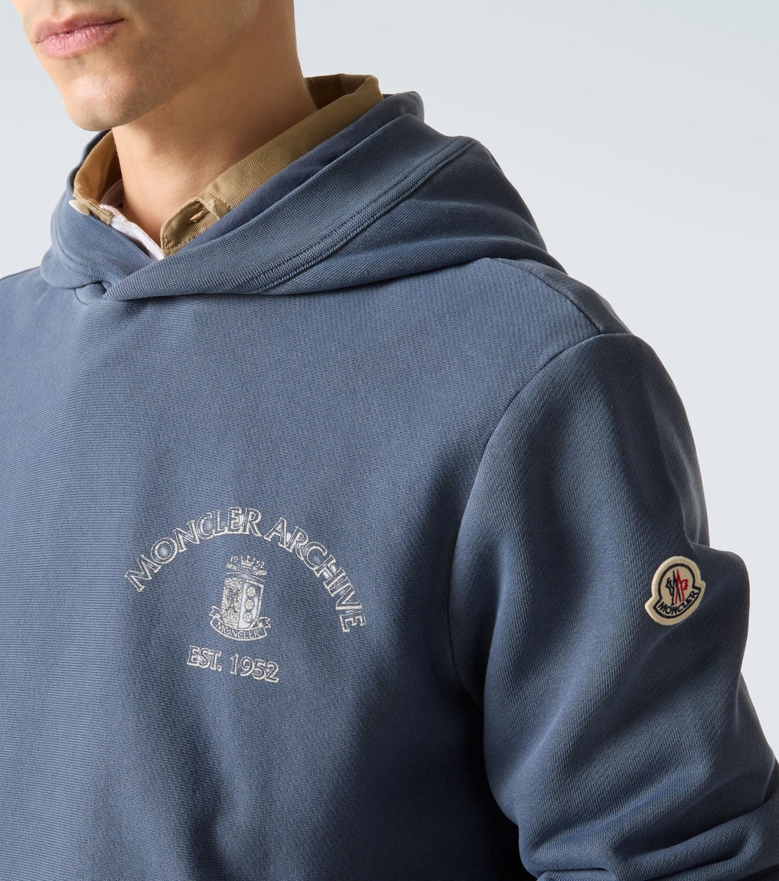 Moncler - Logo cotton hoodie
