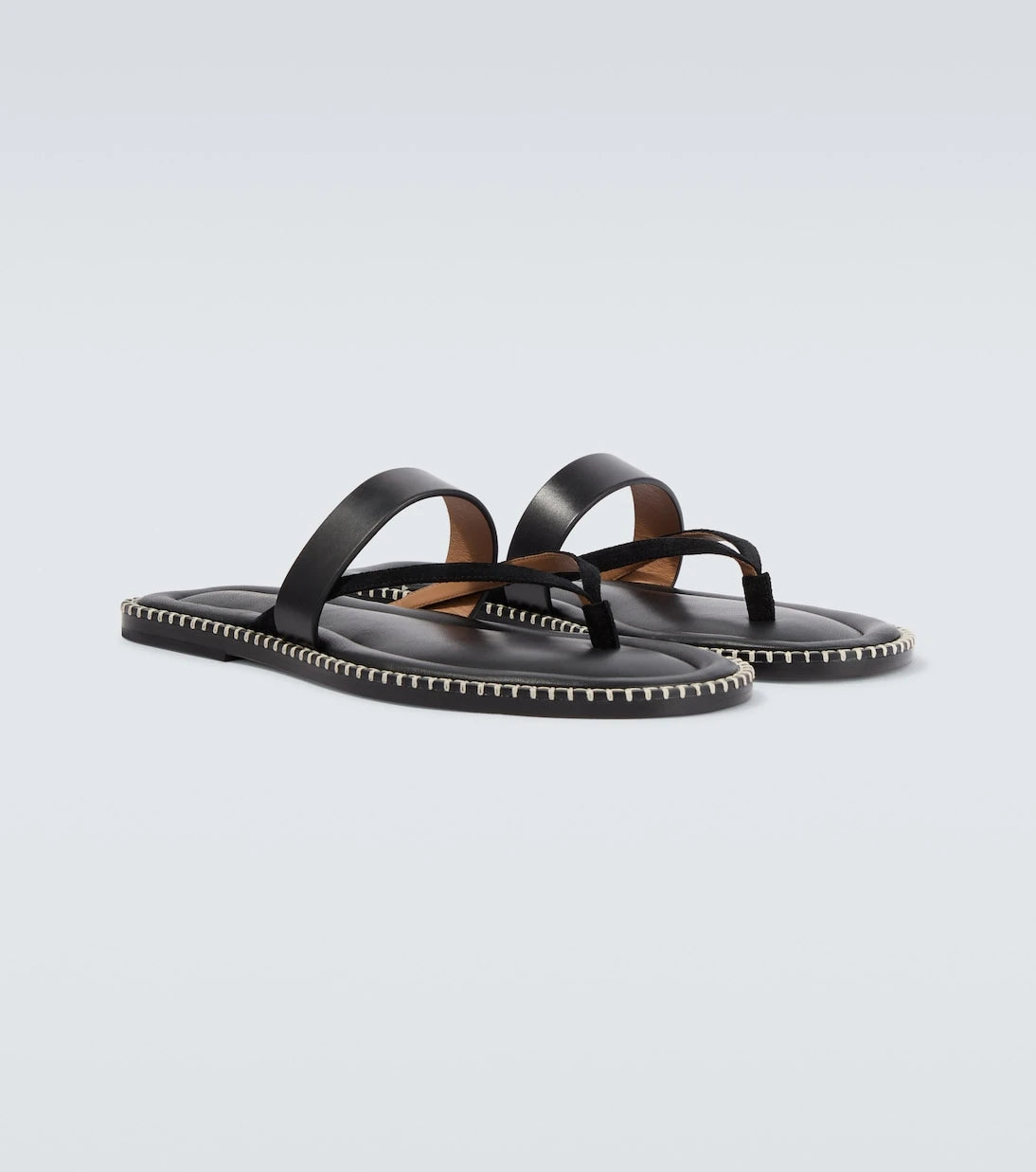 Dries Van Noten - Leather thong sandals