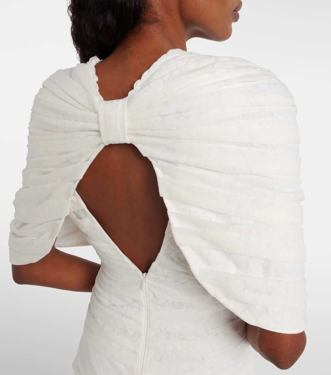 Shushu/Tong - Bow-detail ruched minidress