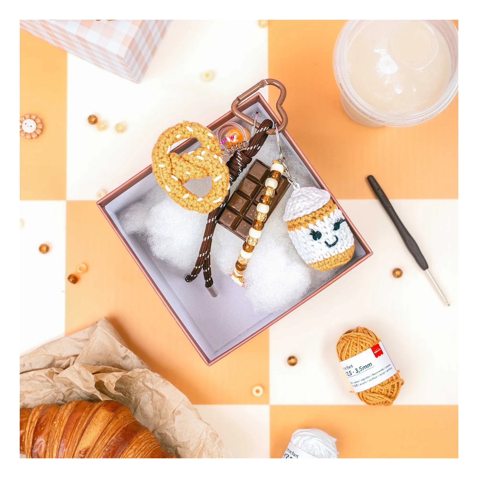 La Petite Épicerie - Crochet charm kit - Coffee Time
