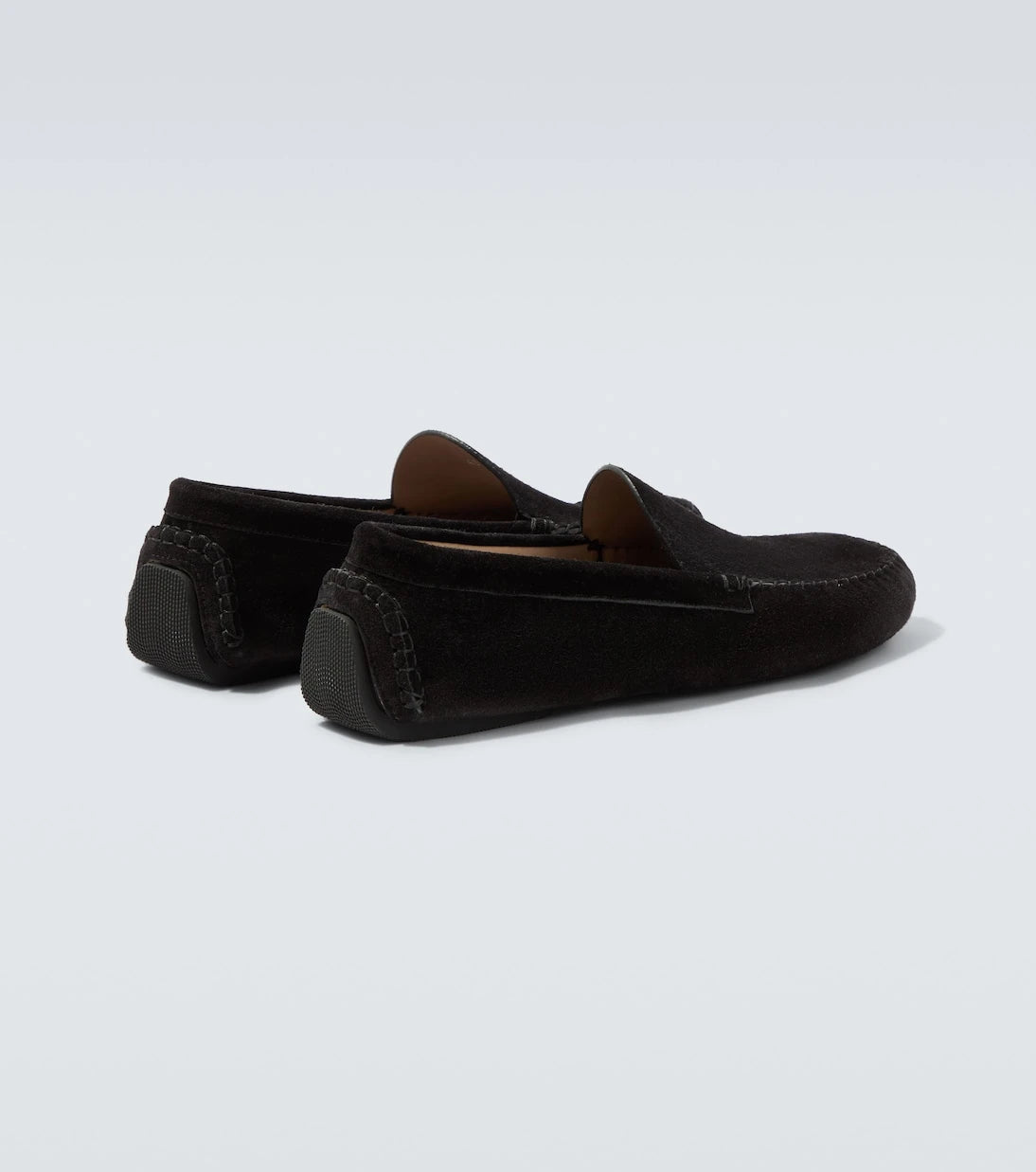 The Row - Lucca suede slip-on shoes