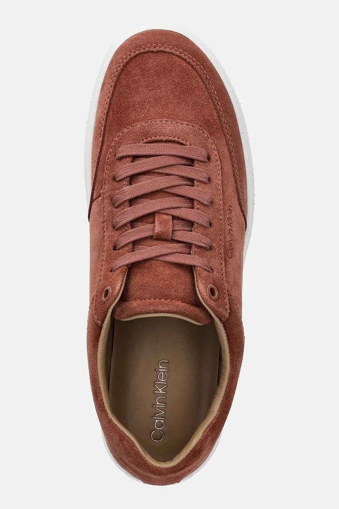 Велурени маратонки Calvin Klein CLEAN CUP LOW LACEUP OXF SU