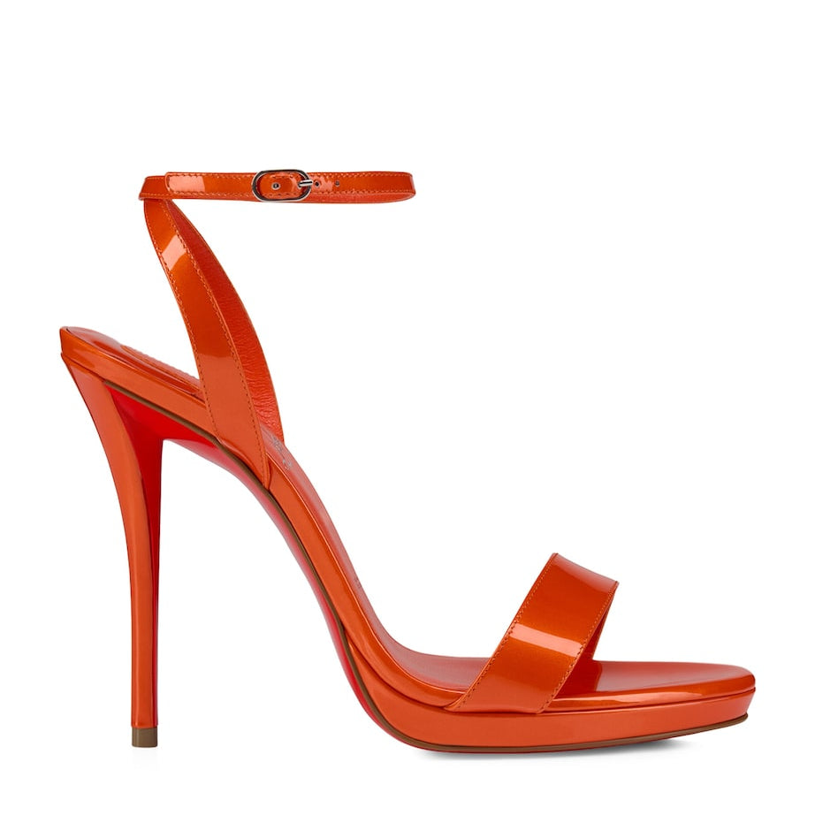 Christian Louboutin Miss Z Patent Leather Queen Sandals 120