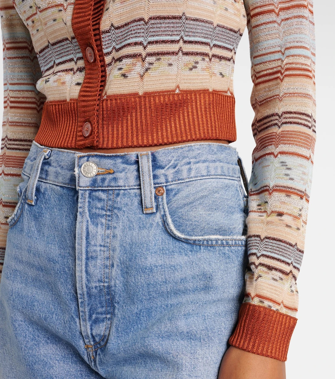 Missoni - كارديجان لاميه بنمط متعرج