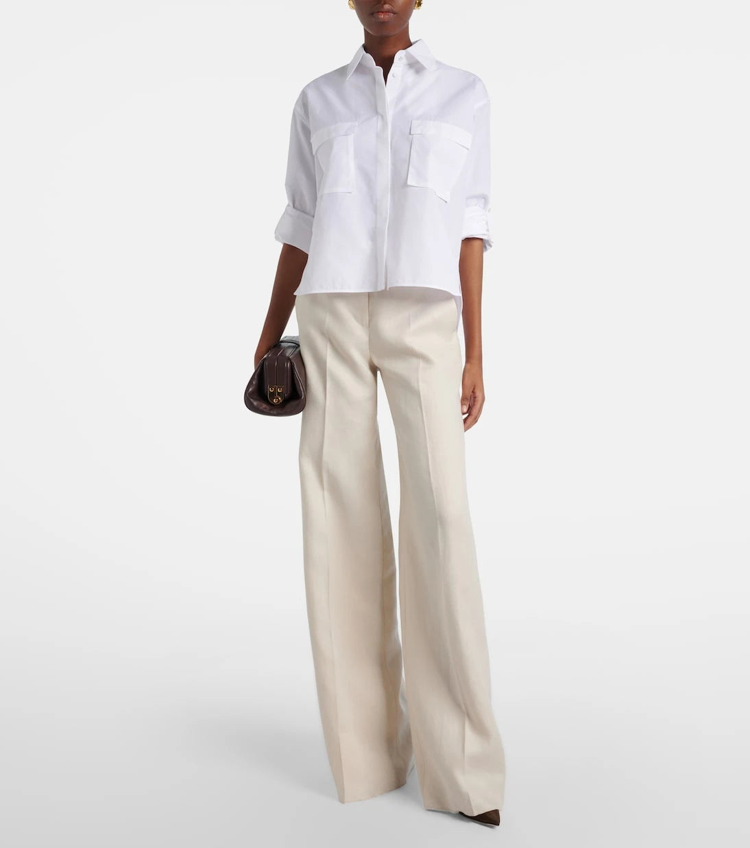 Max Mara - Tenue cotton poplin shirt