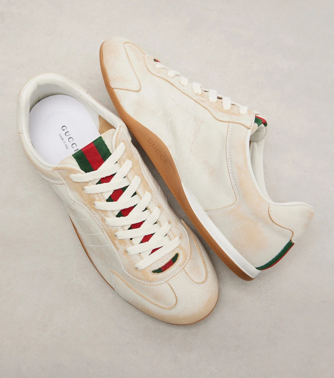 Gucci - Gucci Shift leather sneakers
