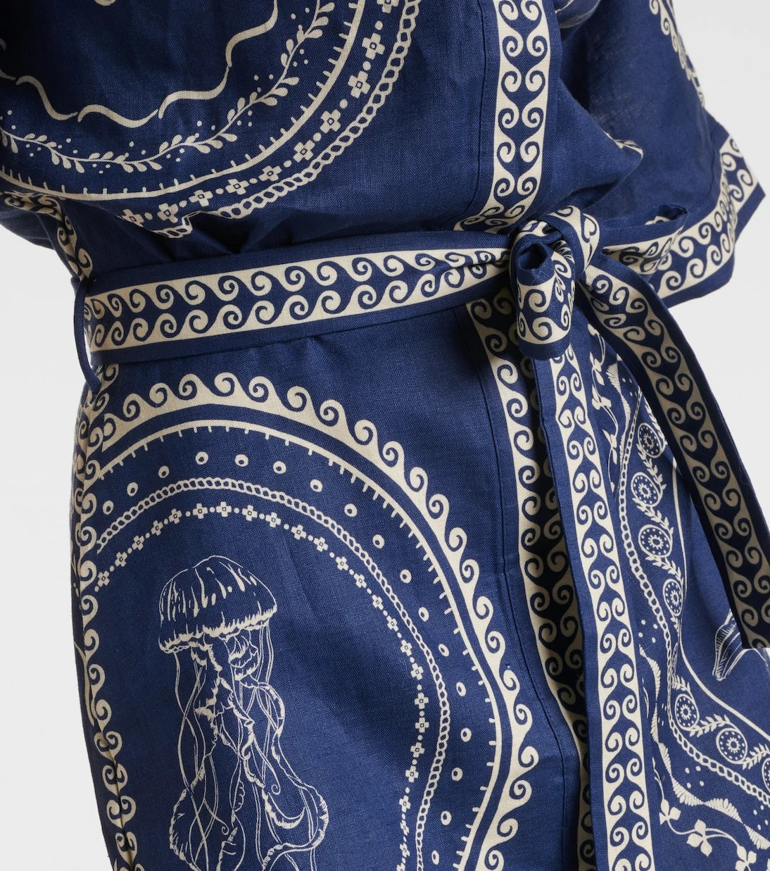 Alémais - Oceane linen minidress