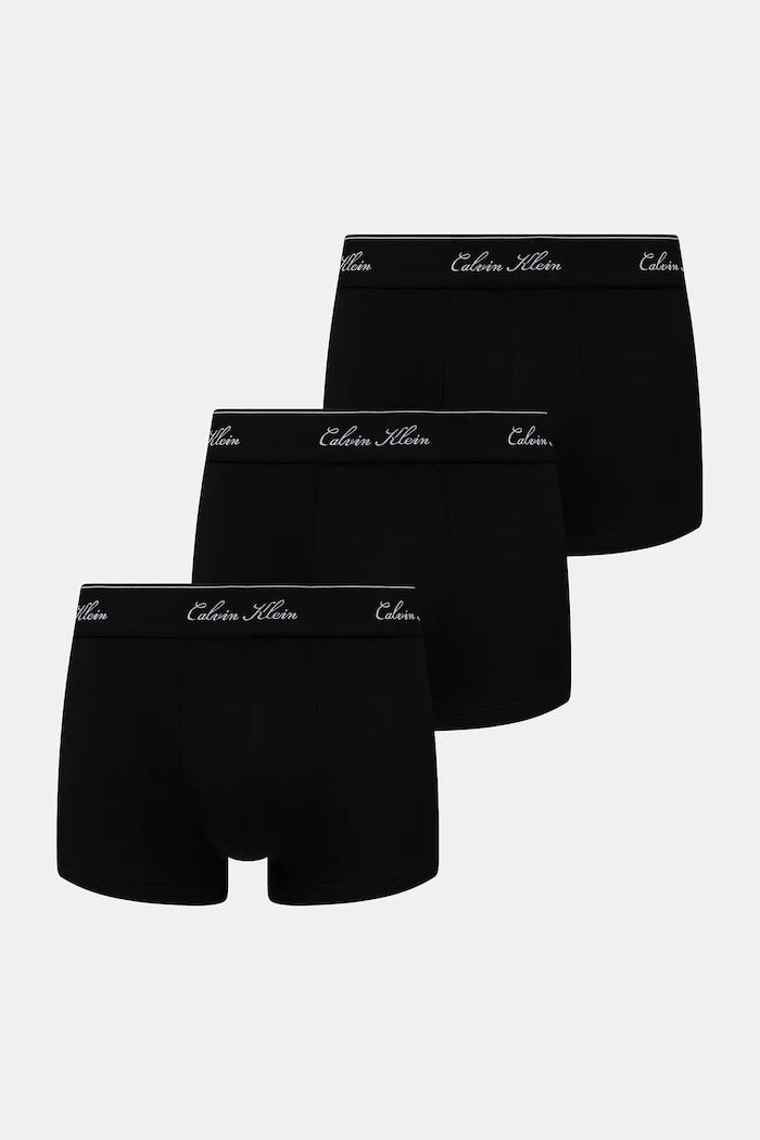 Calvin Klein Underwear erkek pamuklu elastan slip boxer 3'lü paket