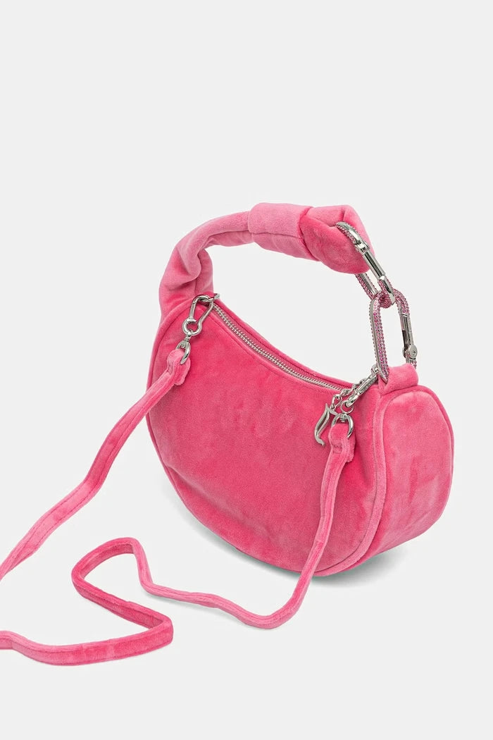 Juicy Couture kadife kadın hobo çanta Blossom