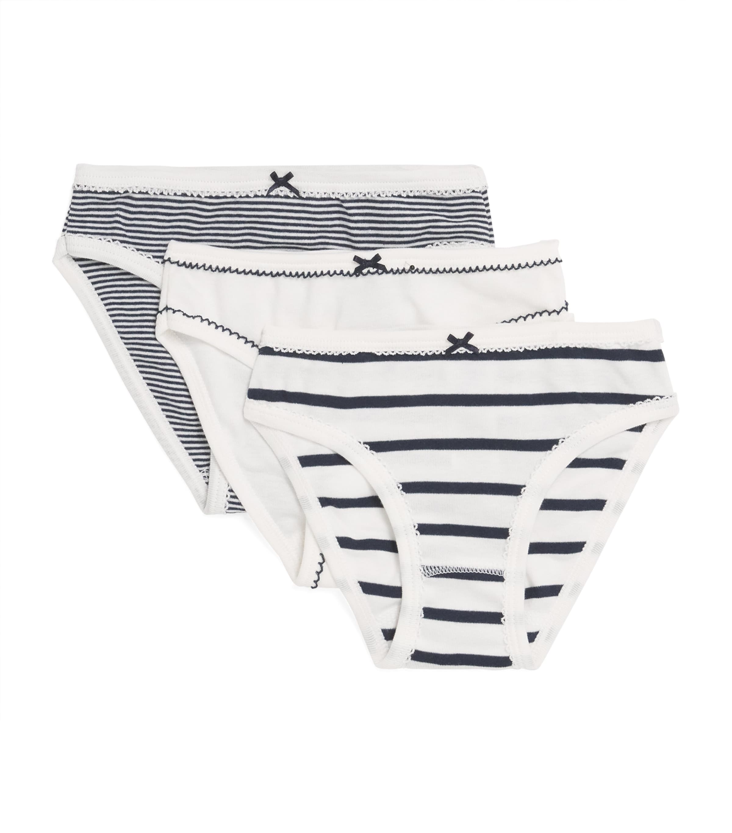 Petit Bateau Set of 3 Cotton Knickers (4-12 Years)