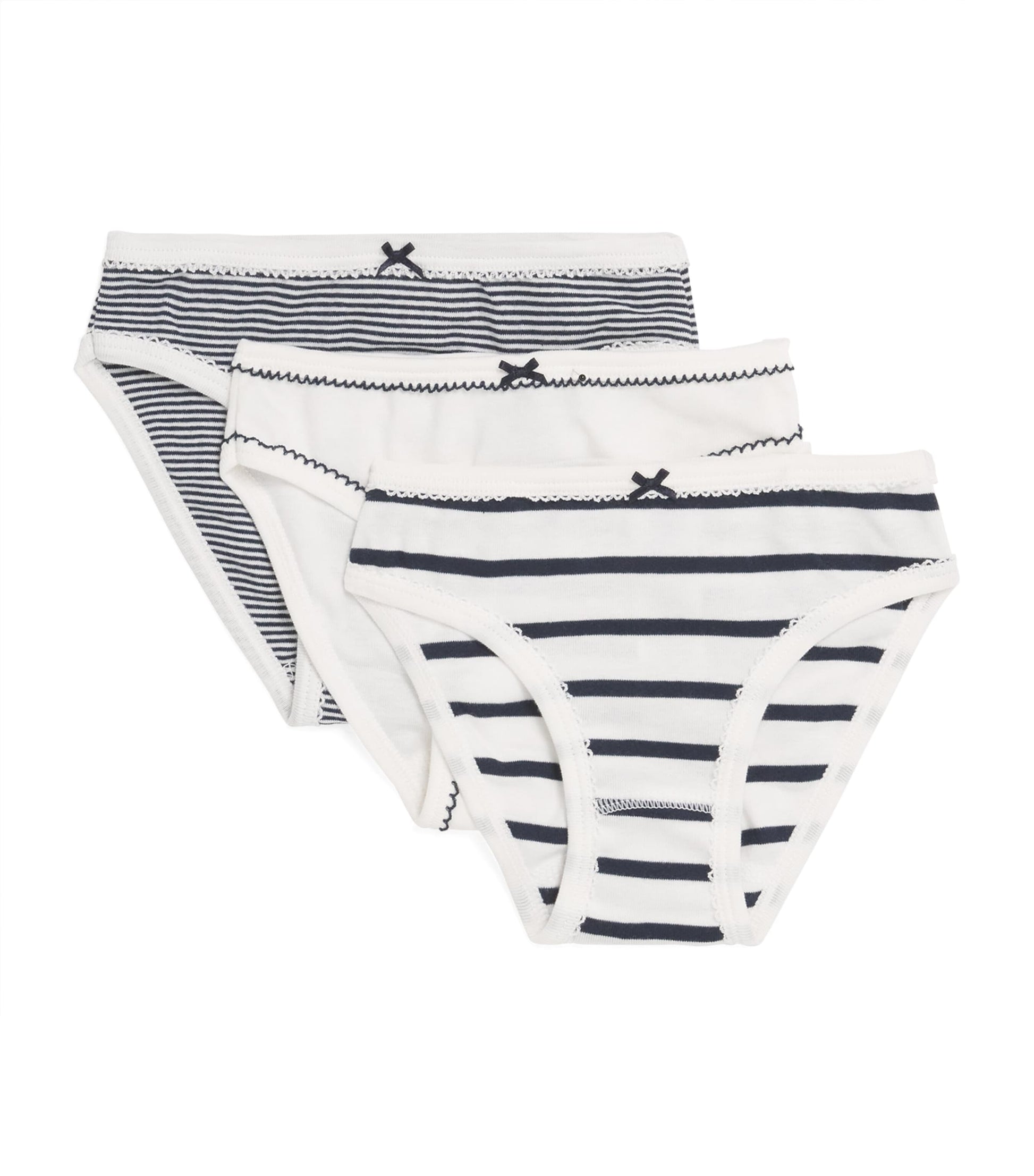 Petit Bateau Set of 3 Cotton Knickers (4-12 Years)