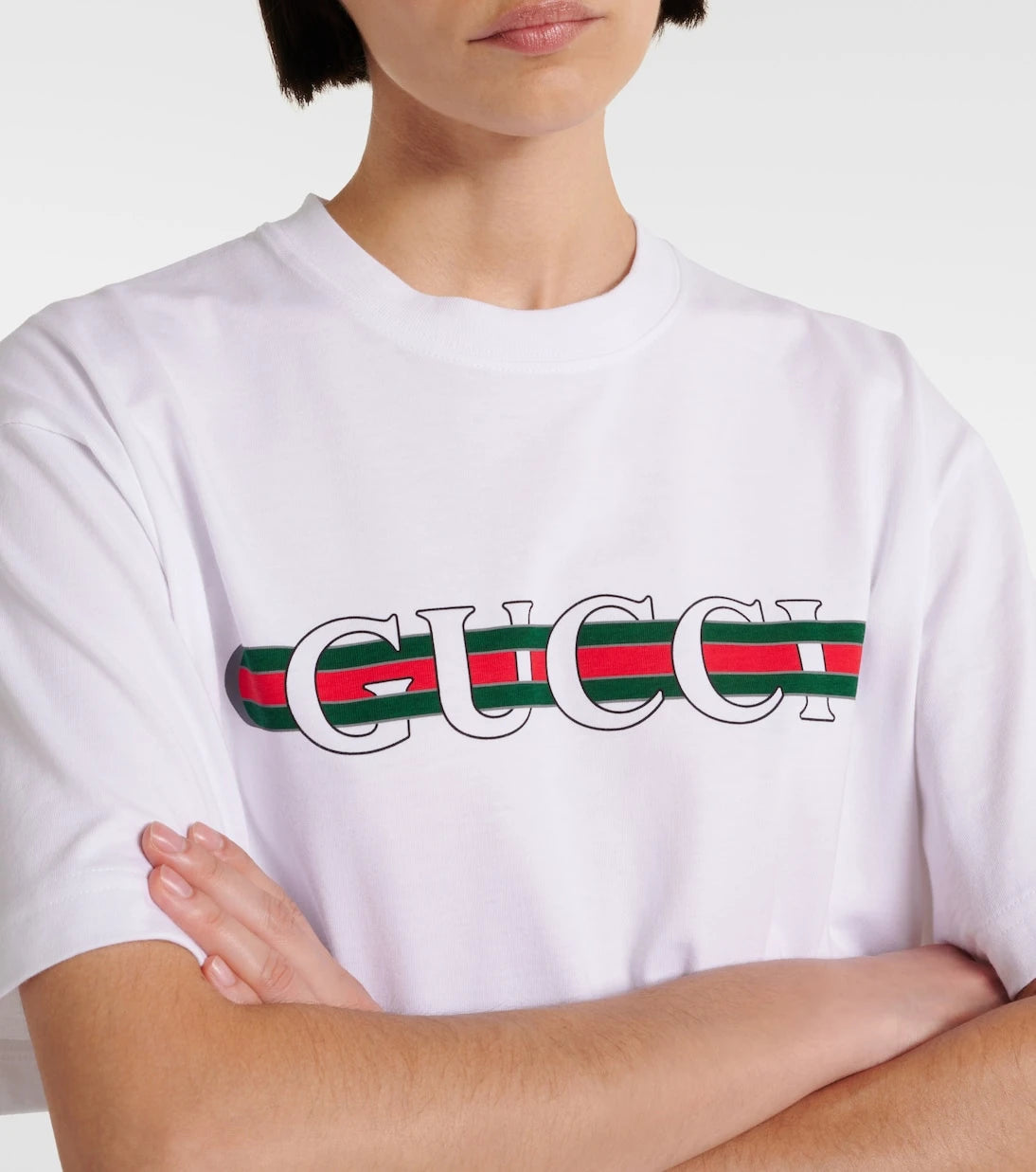 Gucci - Logo cotton jersey T-shirt
