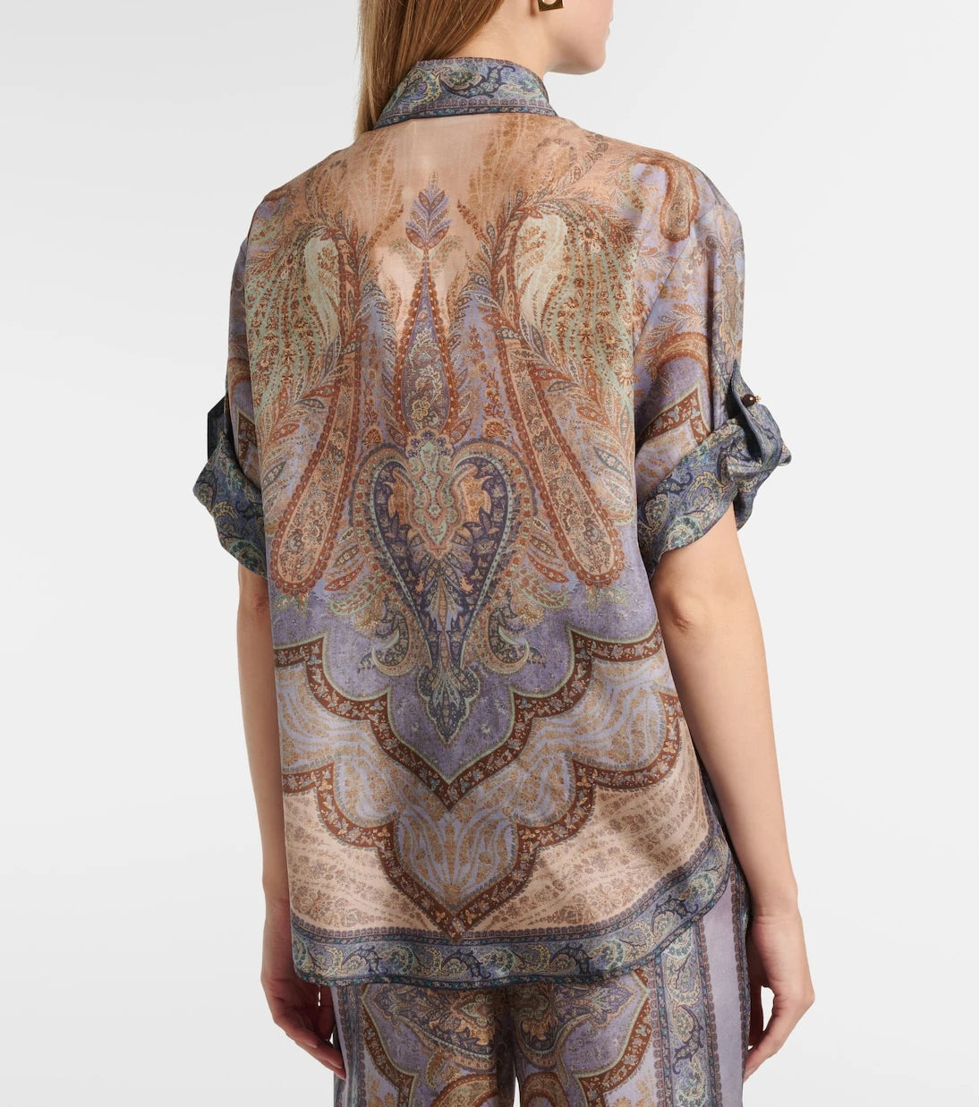 Zimmermann - Wanderlust printed silk top