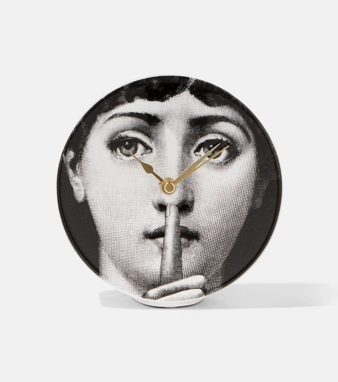 Fornasetti - Silenzio seramik masa saati