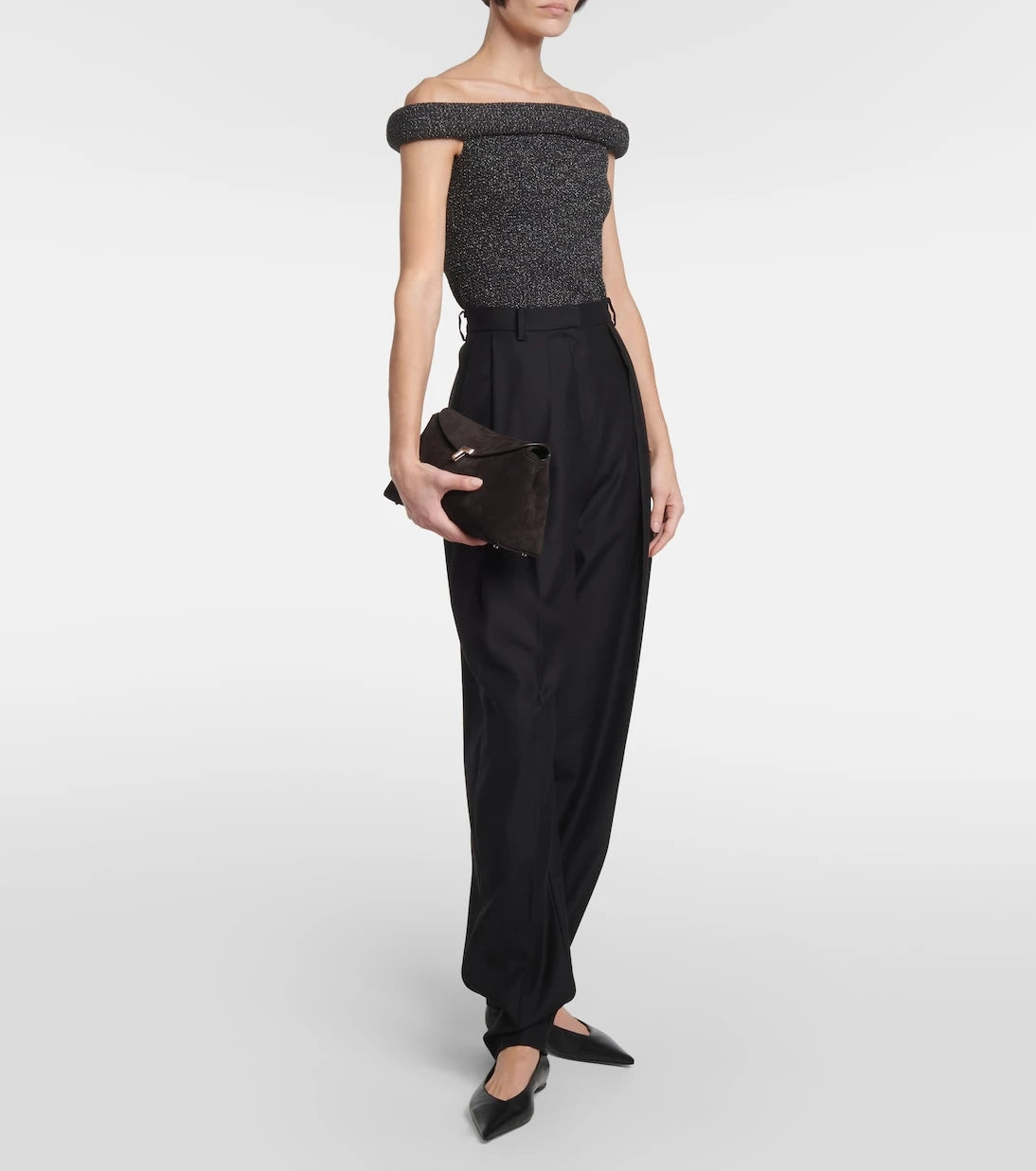 Toteme - Knitted off-shoulder top