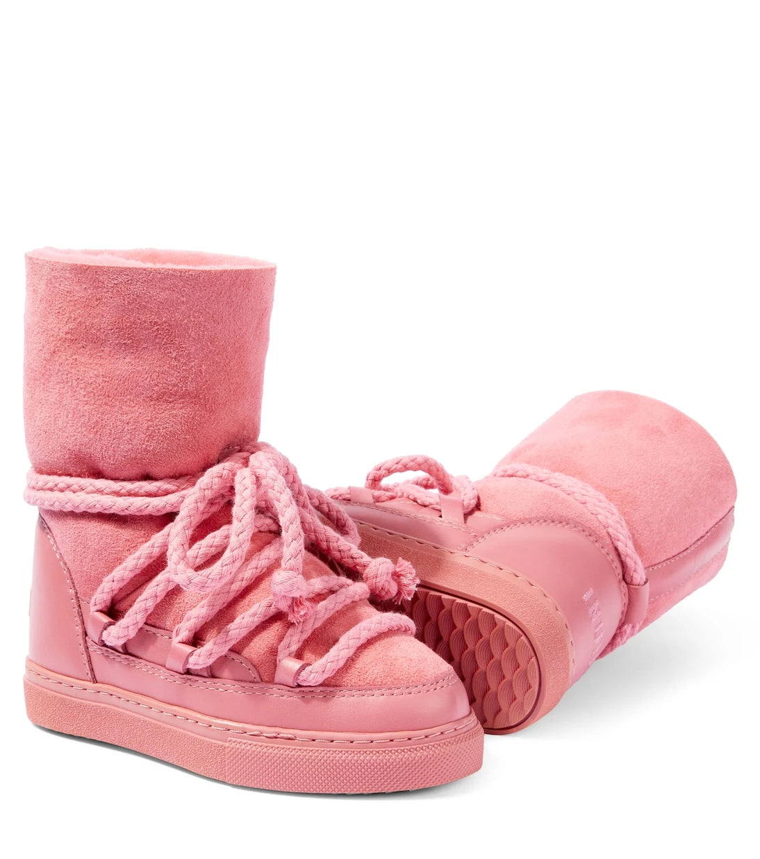 Inuikii Kids - Classic High leather-trimmed ankle boots