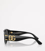 Dolce & Gabbana Black DG Millennials Pilot Sunglasses