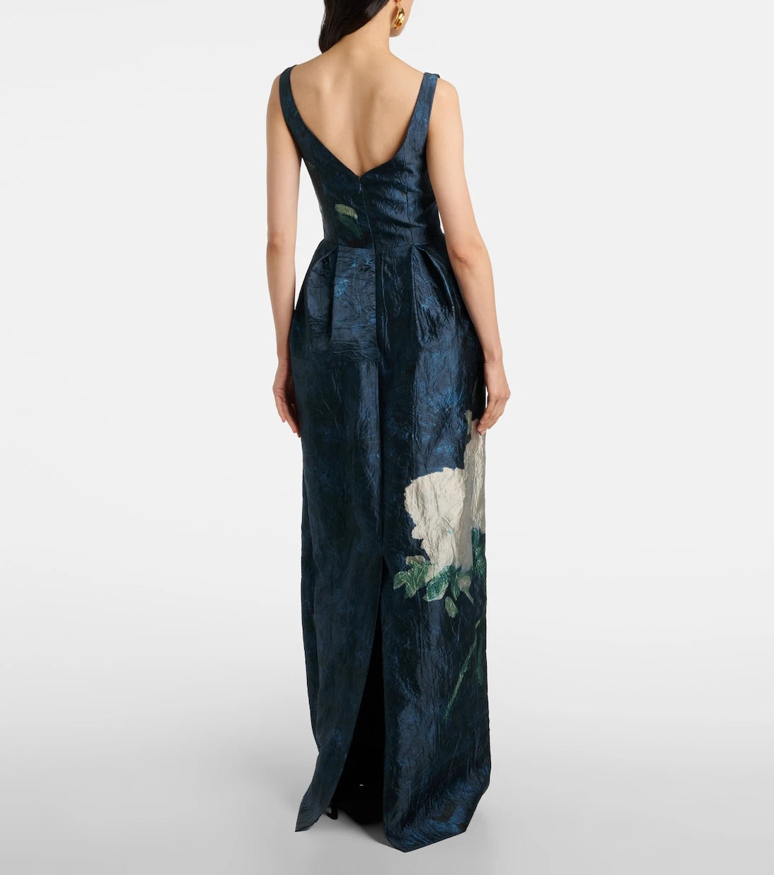 Erdem - Floral jacquard gown