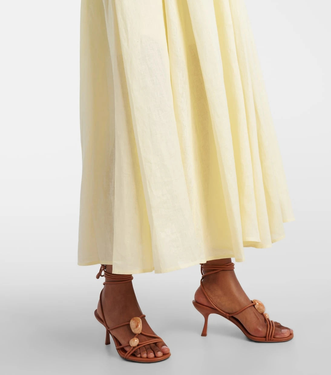Zimmermann - Rhiannon embellished linen midi dress