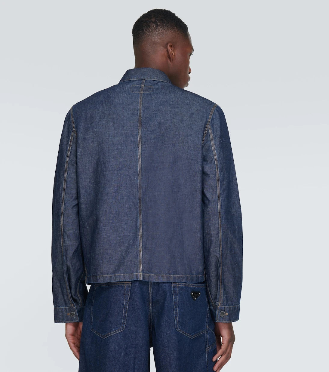 Prada - Cotton and linen overshirt