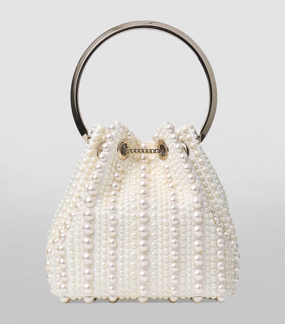 Ivory Pearl Bon Bon Top-Handle Bag