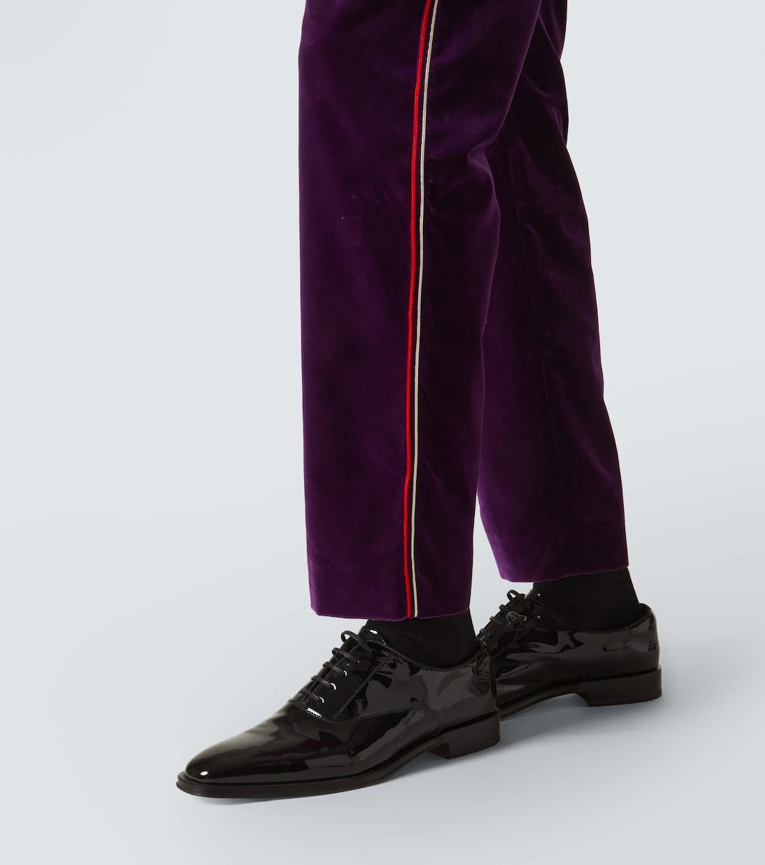 Bode - Showcase cotton velvet suit pants