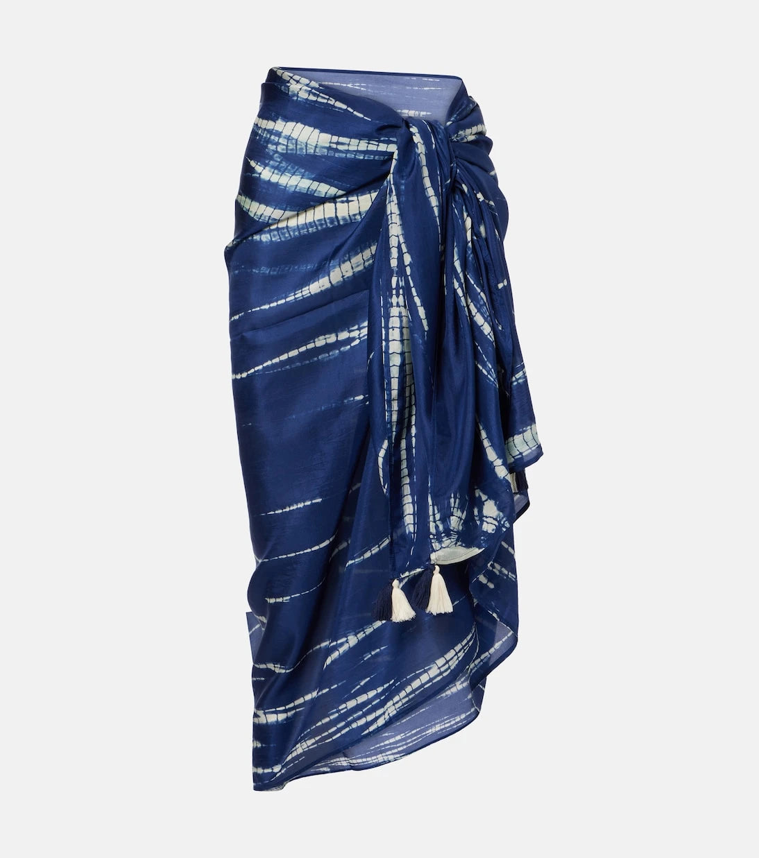 Anna Kosturova - Tie-dye silk beach cover-up