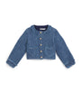 Self-Portrait Kids Heart Denim Jacket (3-12 Years)