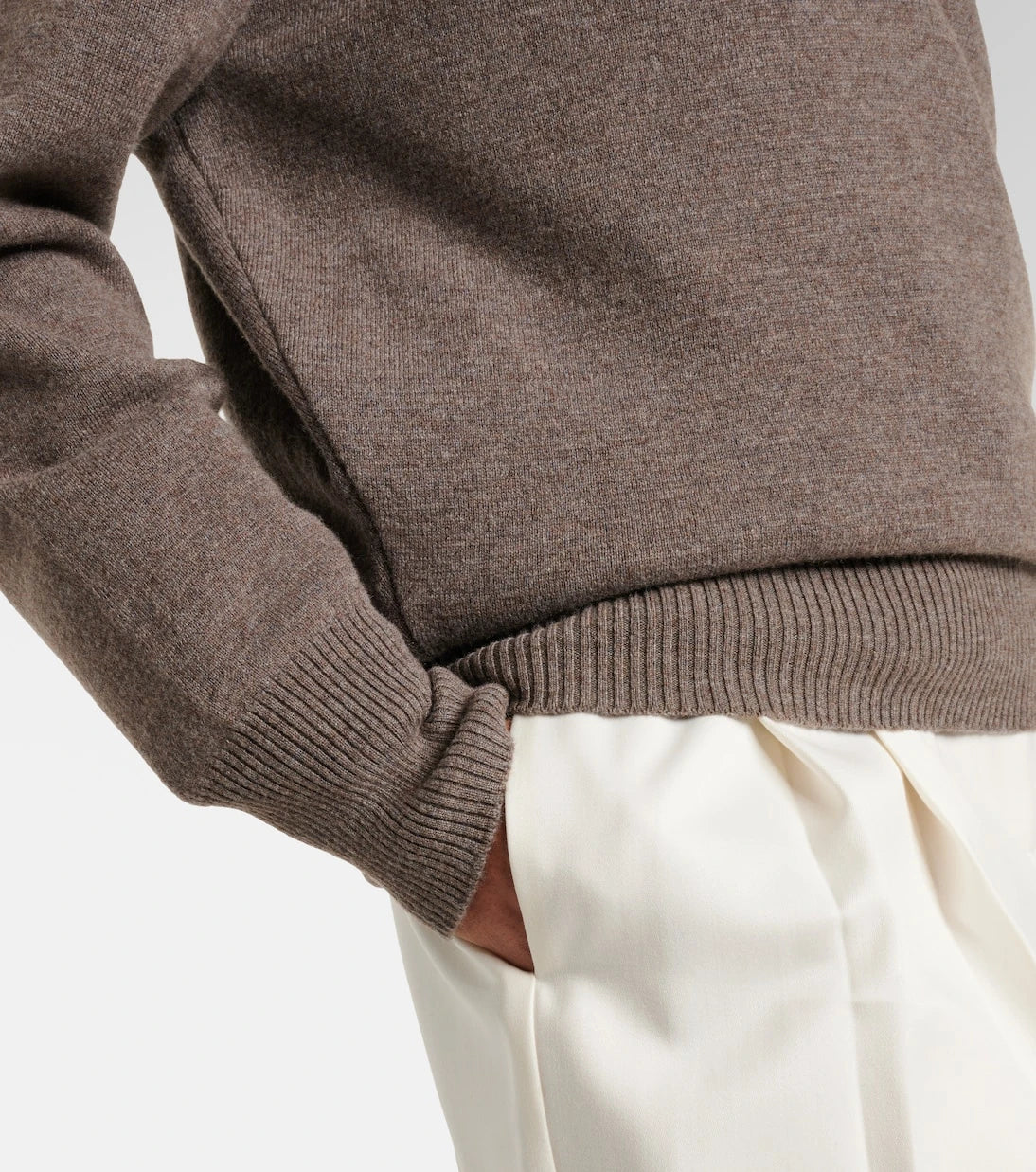 Róhe - Wool and cashmere polo sweater