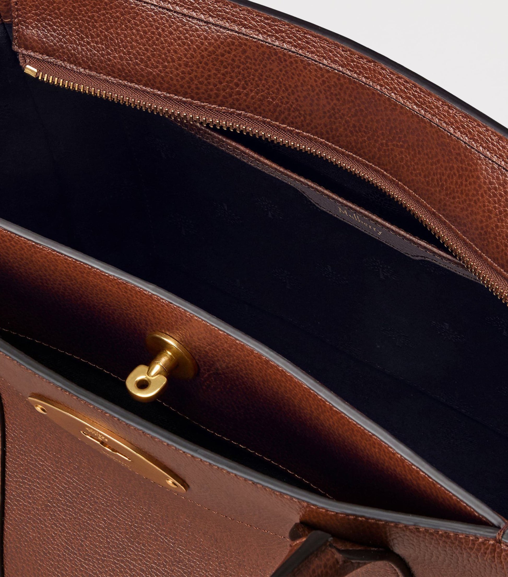 Mulberry Brown Leather Bayswater 9 to 5 Tote Bag