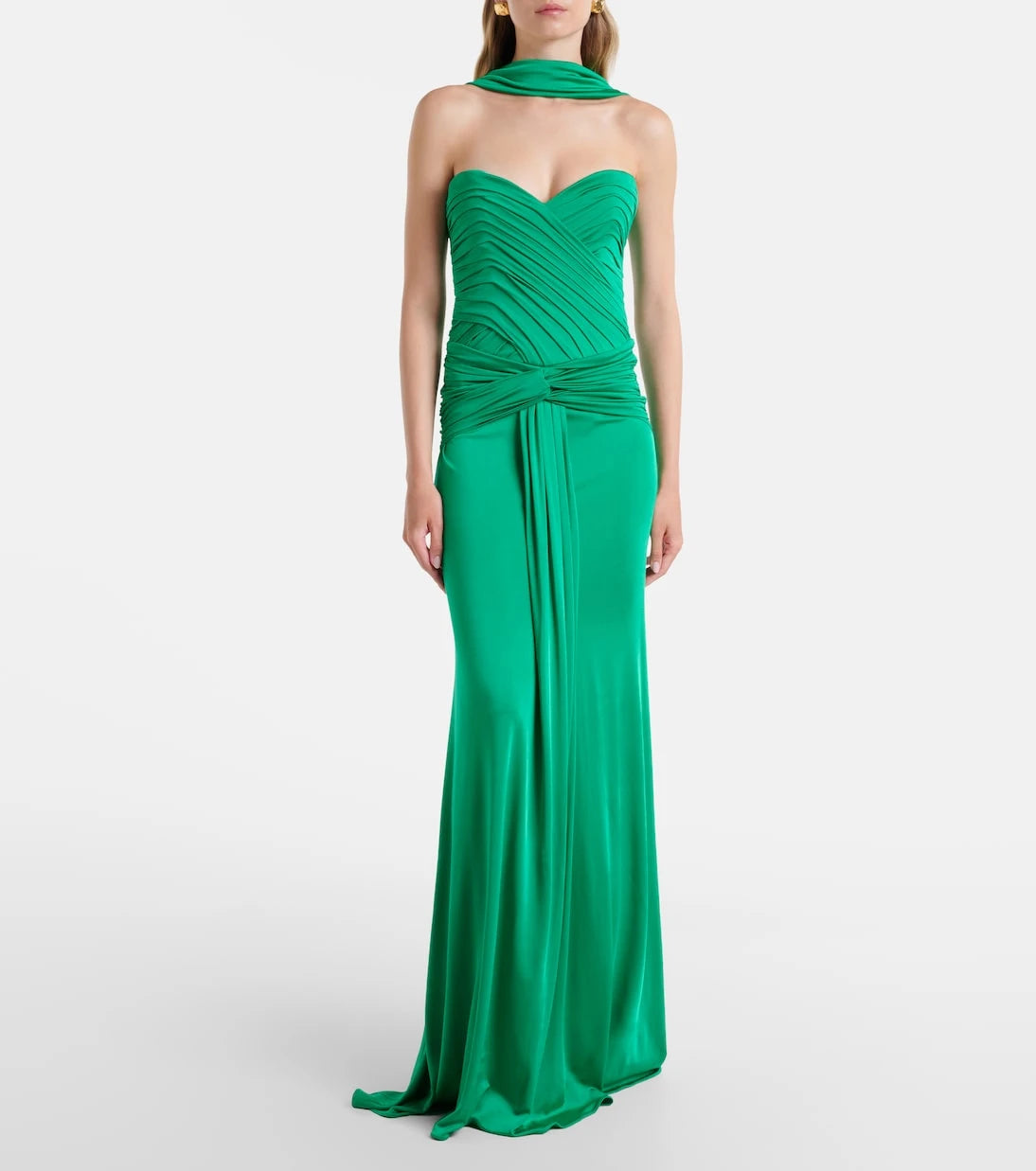 The New Arrivals Ilkyaz Ozel - Gathered ruched gown