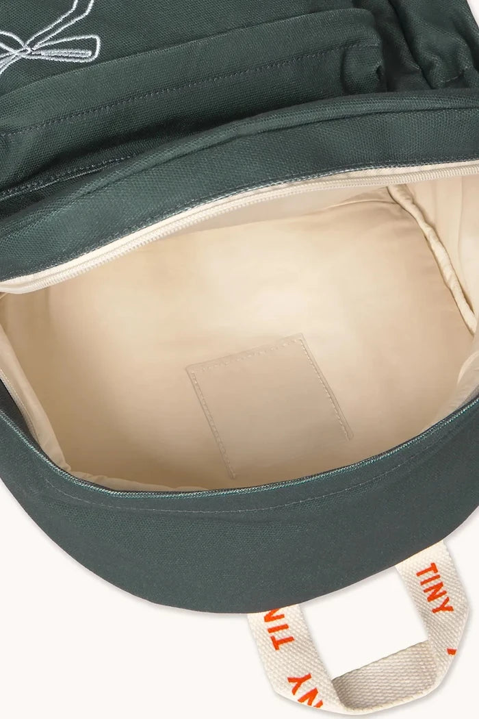 Çocuklar için pamuklu okul sırt çantası TINY APPLES BACKPACK